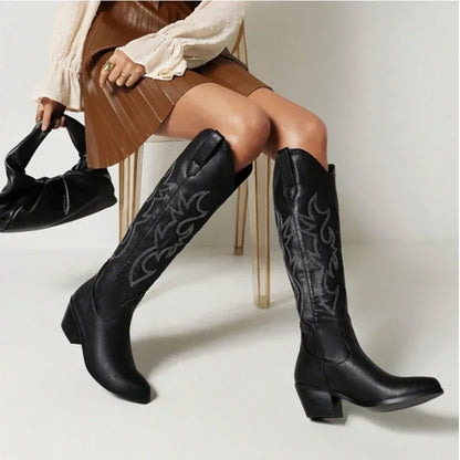 Georgia - Western Knee Boots