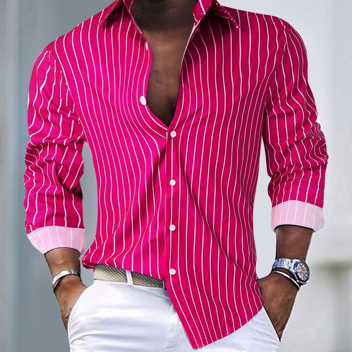 Enzo - Classic Striped Shirt