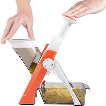 Nzmarket 5-in-1 Vegetable Slicer – Fast, Safe & Effortless