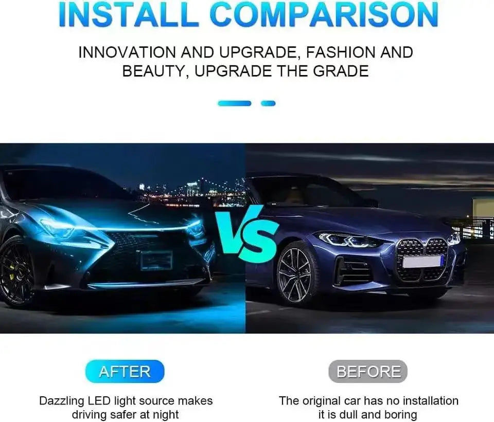 Nzmarket LED Accent Strip – Car Interior Ambient Lighting