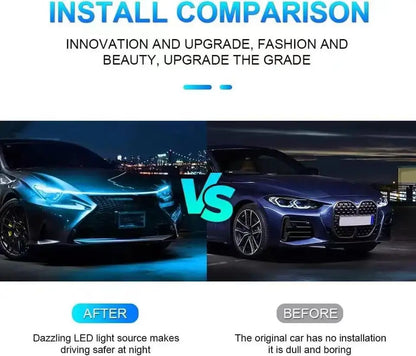 Nzmarket LED Accent Strip – Car Interior Ambient Lighting