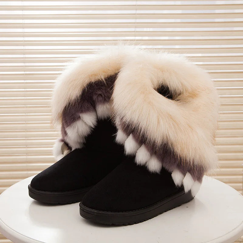 Stylish Hattie Fur Winter Boots for Ultimate Warmth and Comfort
