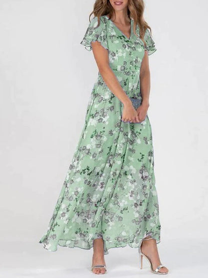 Victoria - Chic Floral Dress