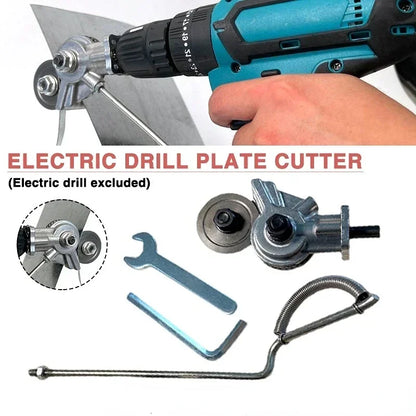 Nzmarket Drill Attachment Sheet Metal Snip – Cordless Drill Metal Cutter