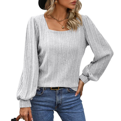 Scarlett - Trendy Top with Stylish Neckline