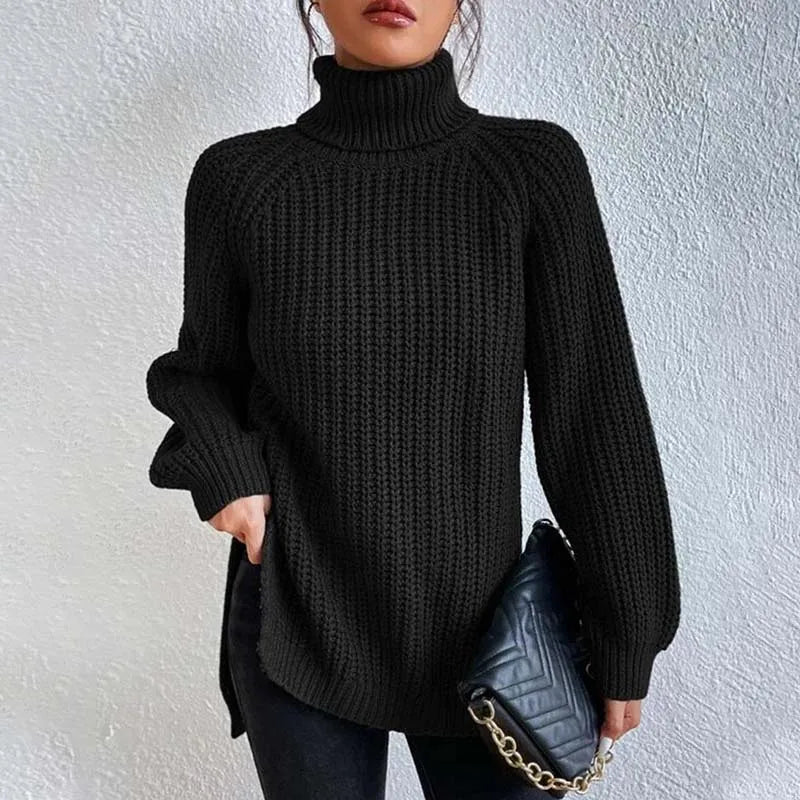 Lily - Knitted Turtleneck Sweater