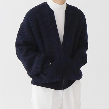 Alexander - Men's Zipper Cardigan