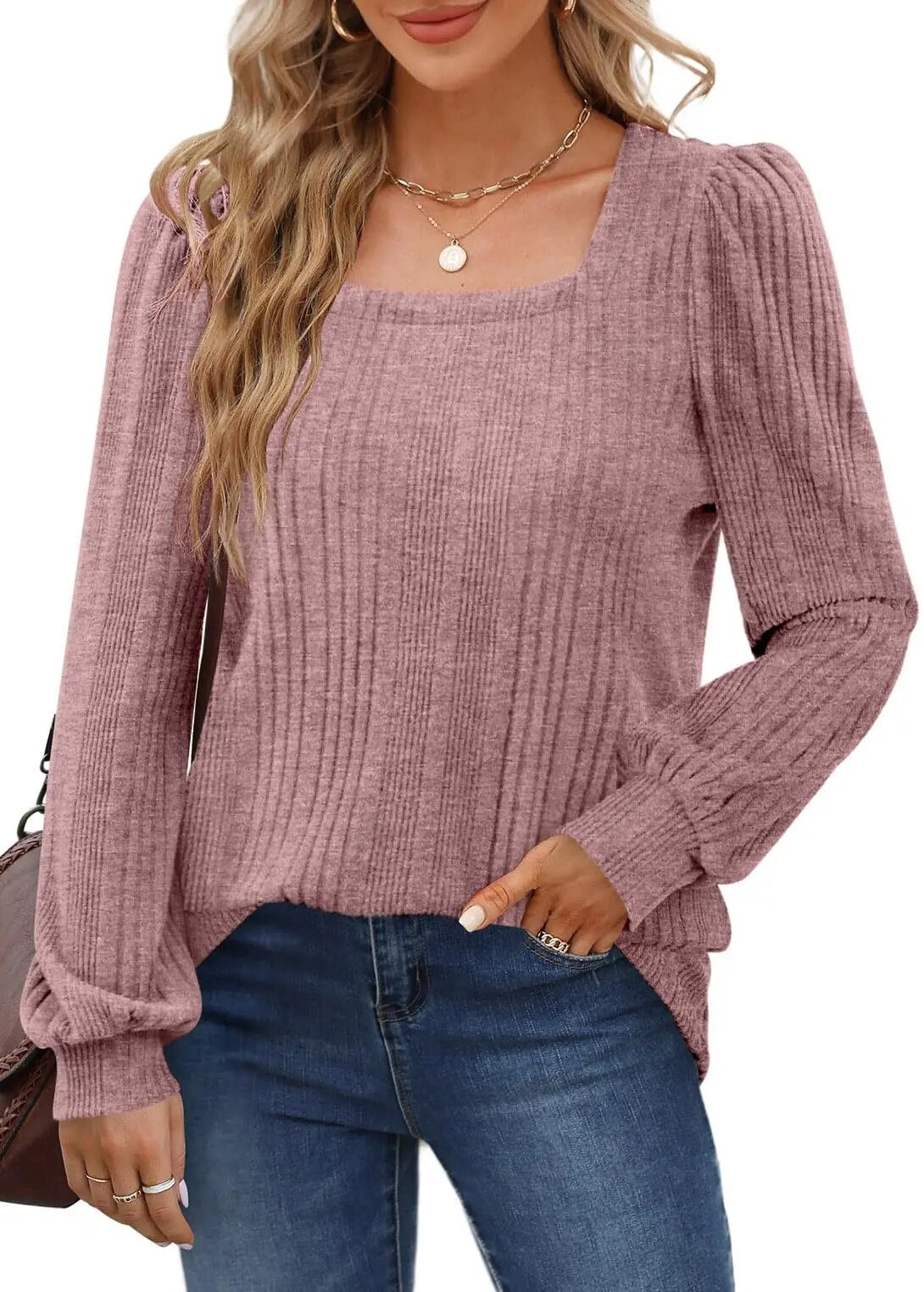 Scarlett - Trendy Top with Stylish Neckline