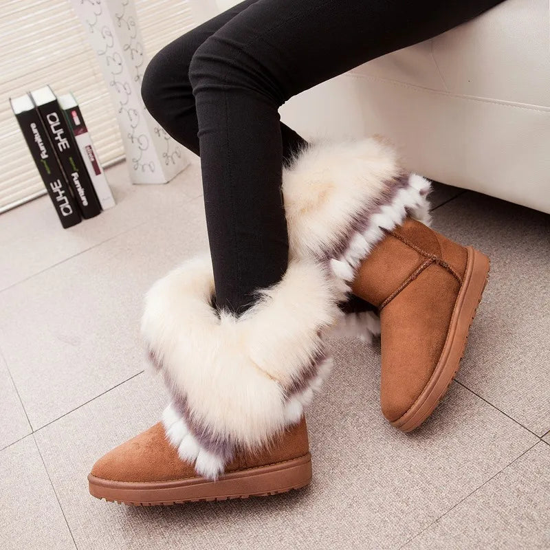 Stylish Hattie Fur Winter Boots for Ultimate Warmth and Comfort