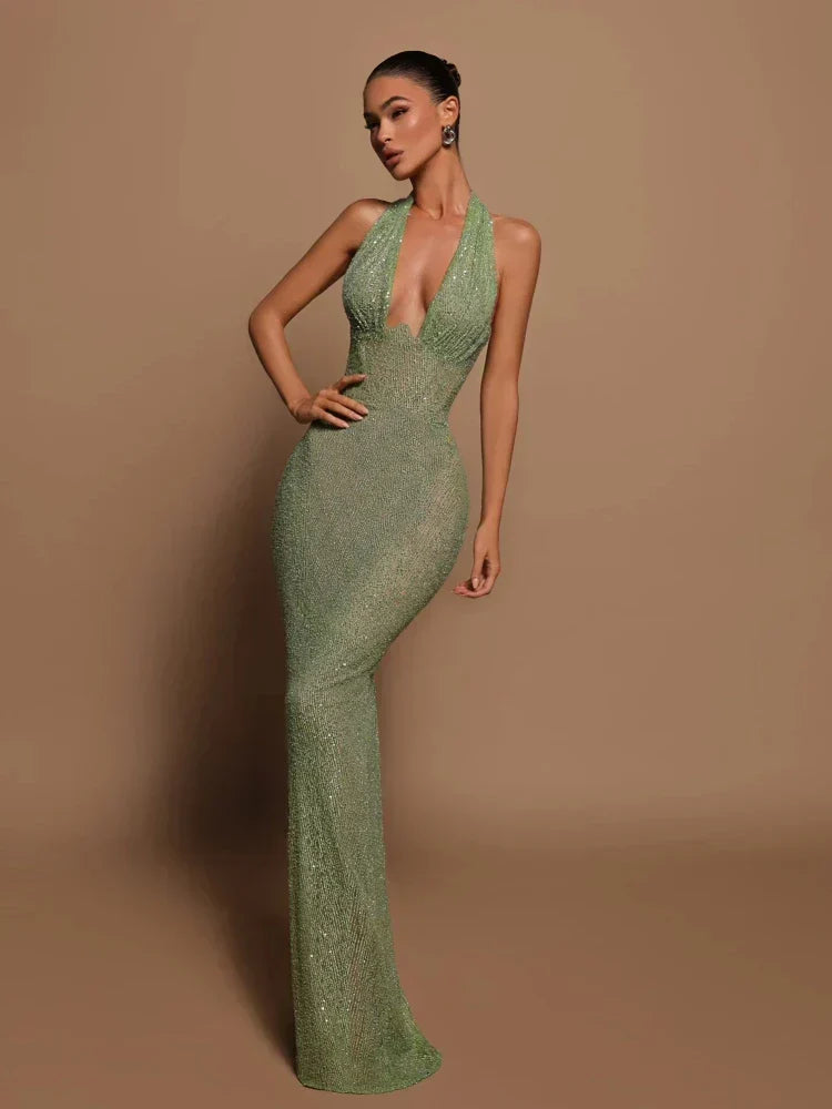 Nzmarket Valentina Luxury Maxi Dress – Flowing Formal Occasion Wear