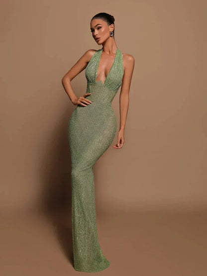 Nzmarket Valentina Luxury Maxi Dress – Flowing Formal Occasion Wear