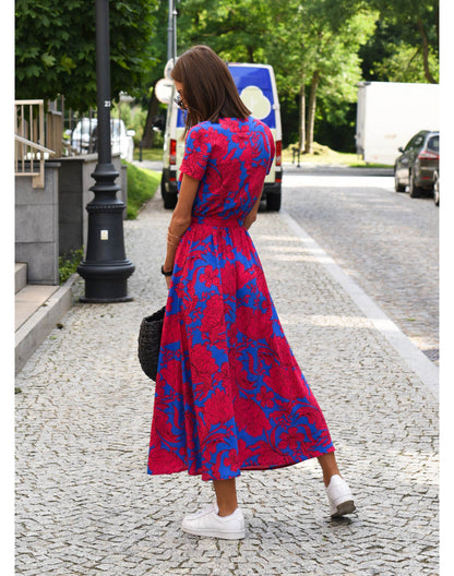 Laura - Comfortable Floral Dress