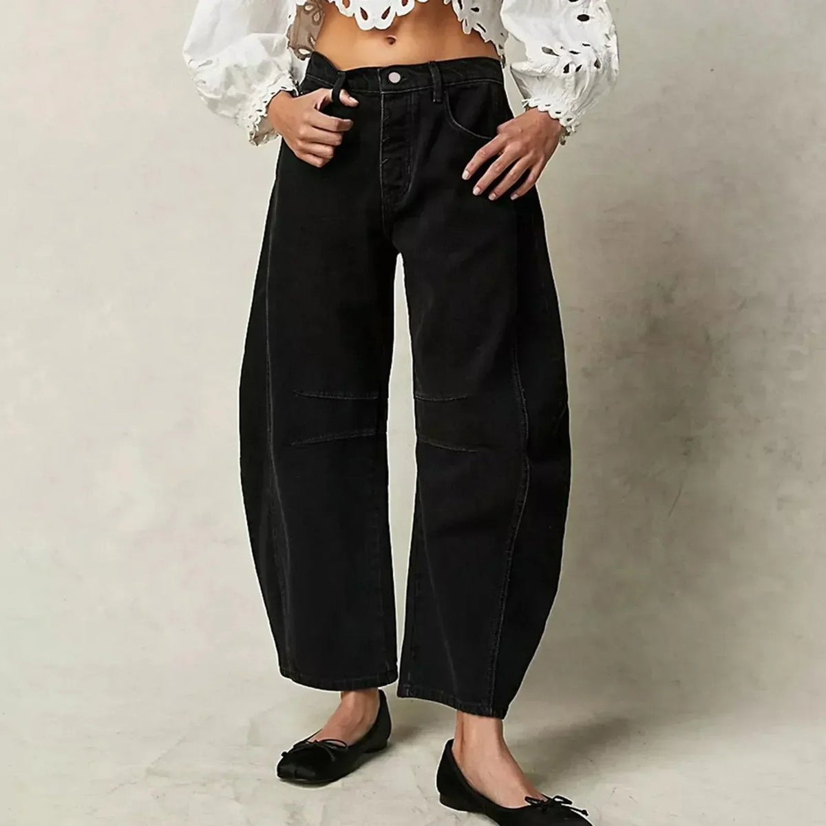 Lucy - Relaxed Wide-Leg Jeans