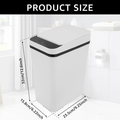 Nzmarket 12L Touchless Sensor Bin – Automatic Infrared Trash Can