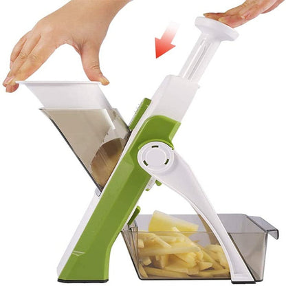 Nzmarket 5-in-1 Vegetable Slicer – Fast, Safe & Effortless