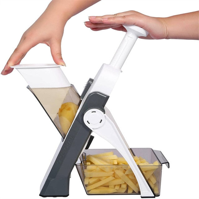 Nzmarket 5-in-1 Vegetable Slicer – Fast, Safe & Effortless