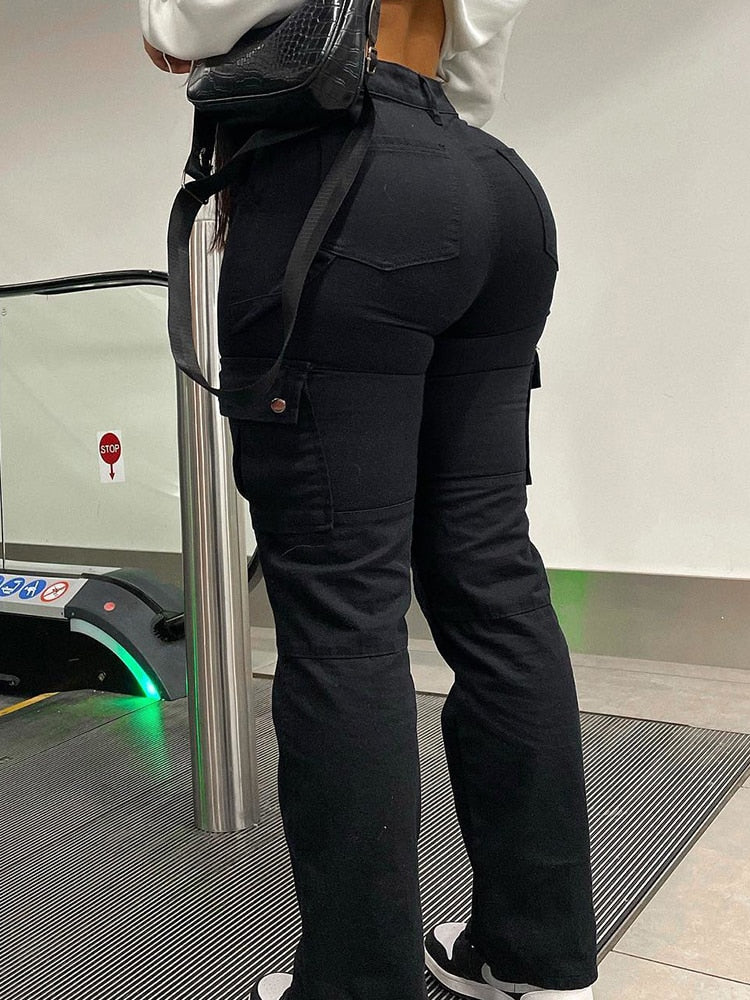 Lucy - Comfy Cargo Jeans
