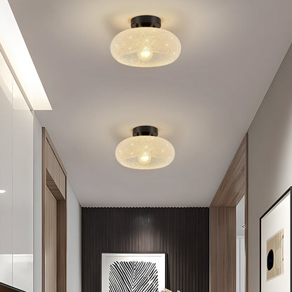 Nzmarket Modern Glass Semi-Flush Ceiling Light Fixture