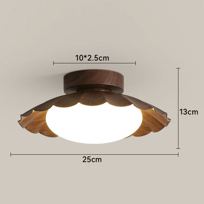 Nzmarket Vintage Acrylic Flush Mount Ceiling Light – 3-Colour Switch
