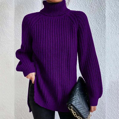 Lily - Knitted Turtleneck Sweater