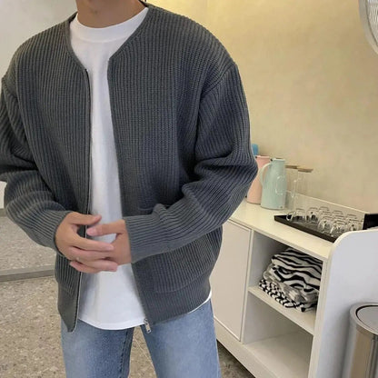 Alexander - Men's Zipper Cardigan