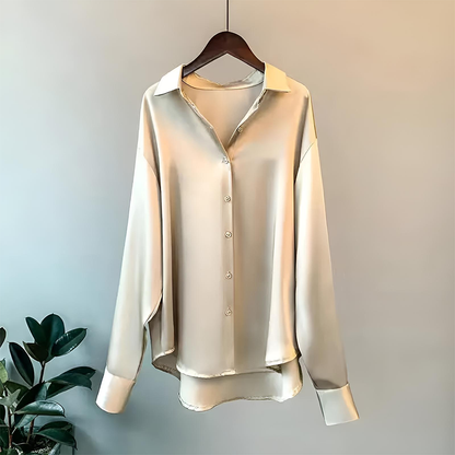 Lily - High Quality Satin Blouse