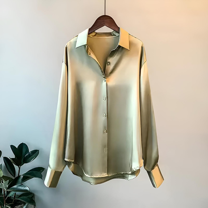 Lily - High Quality Satin Blouse