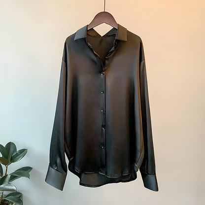 Lily - High Quality Satin Blouse