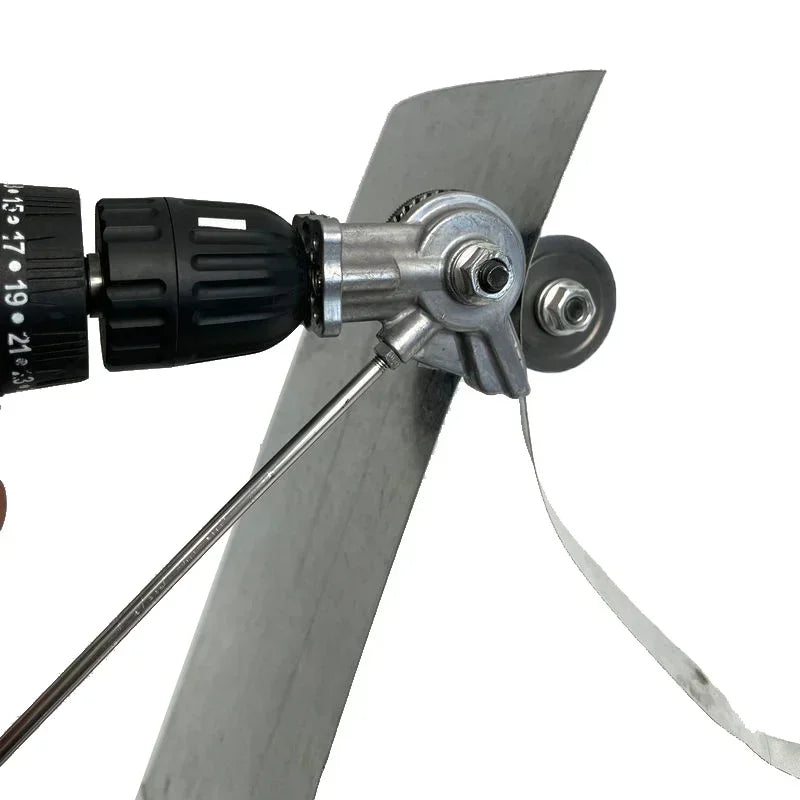 Nzmarket Drill Attachment Sheet Metal Snip – Cordless Drill Metal Cutter