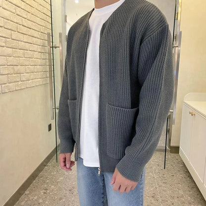 Alexander - Men's Zipper Cardigan