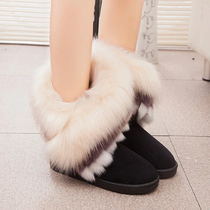 Stylish Hattie Fur Winter Boots for Ultimate Warmth and Comfort
