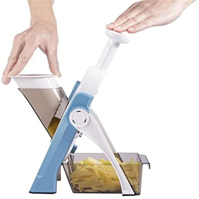 Nzmarket 5-in-1 Vegetable Slicer – Fast, Safe & Effortless