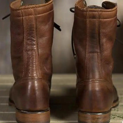 Stylish Leather Women's Boots by Annie