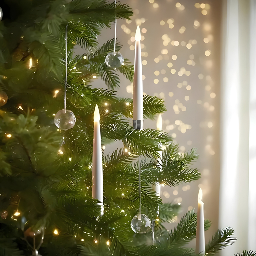 Nzmarket Remote-Control Flameless LED Christmas Tree Candle Lights