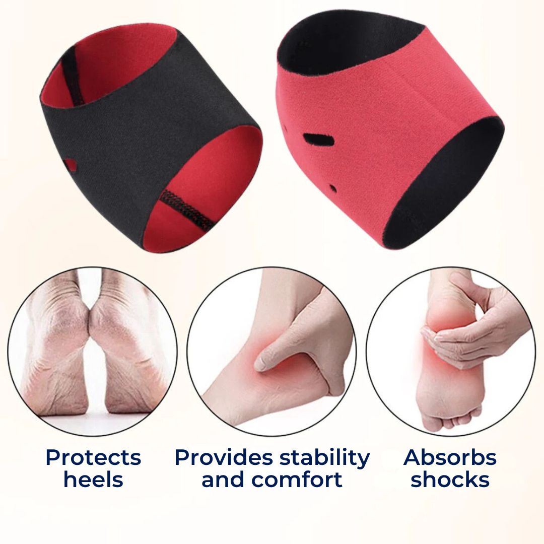 SootheSteps Heel Socks | Cushioned Support for Dry Cracked Heels