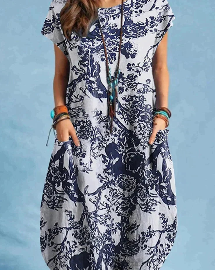 Amelia - Elegant Vintage Midi Dress