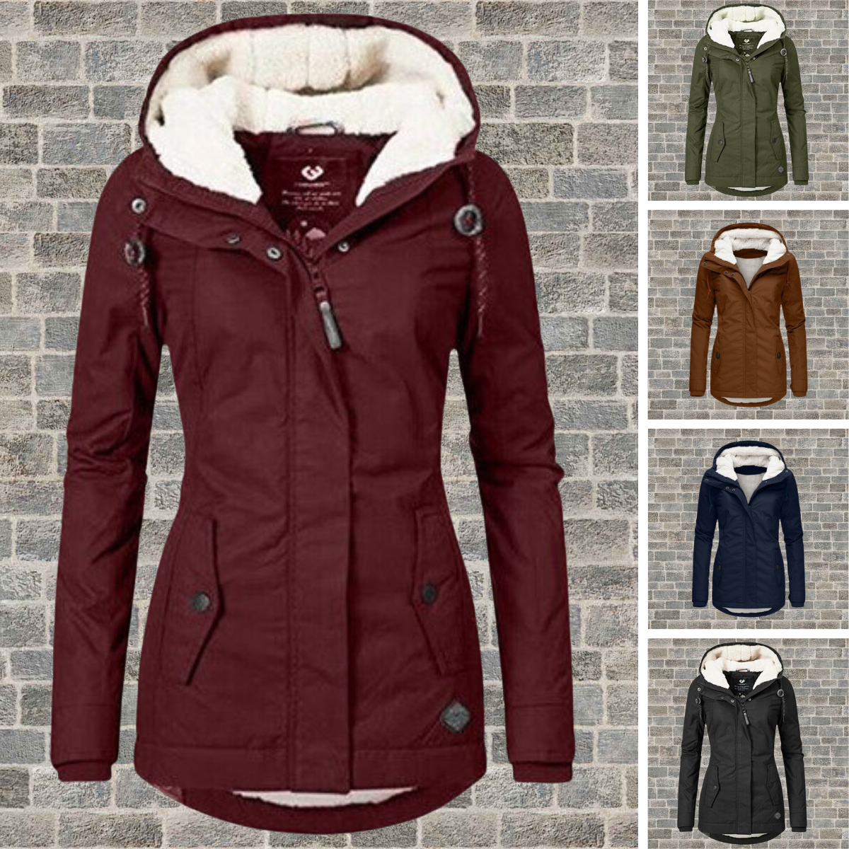 Adelaide - Versatile Coat with Hood