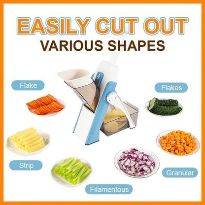 Nzmarket 5-in-1 Vegetable Slicer – Fast, Safe & Effortless