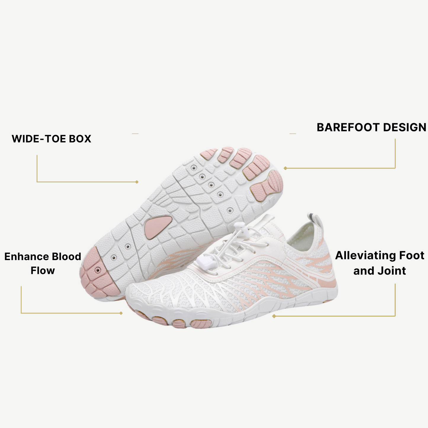 Non-Slip Barefoot Shoes for Foot Comfort (Unisex)