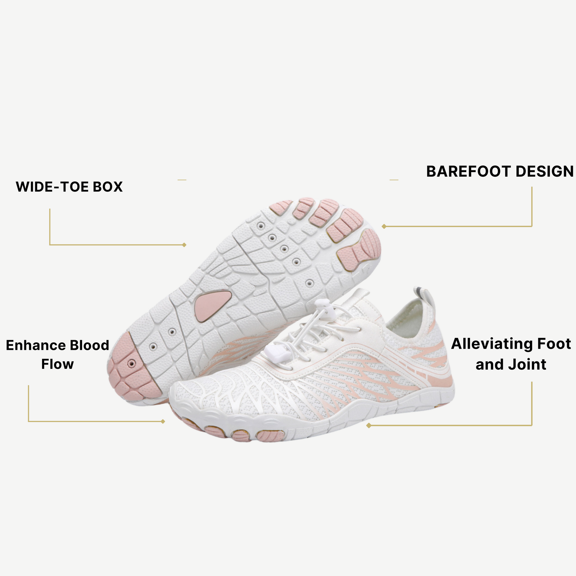 Non-Slip Barefoot Shoes for Foot Comfort (Unisex)