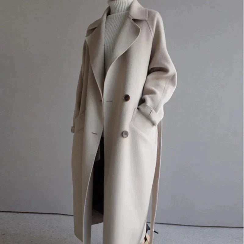 Penelope - Longline Wool Coat