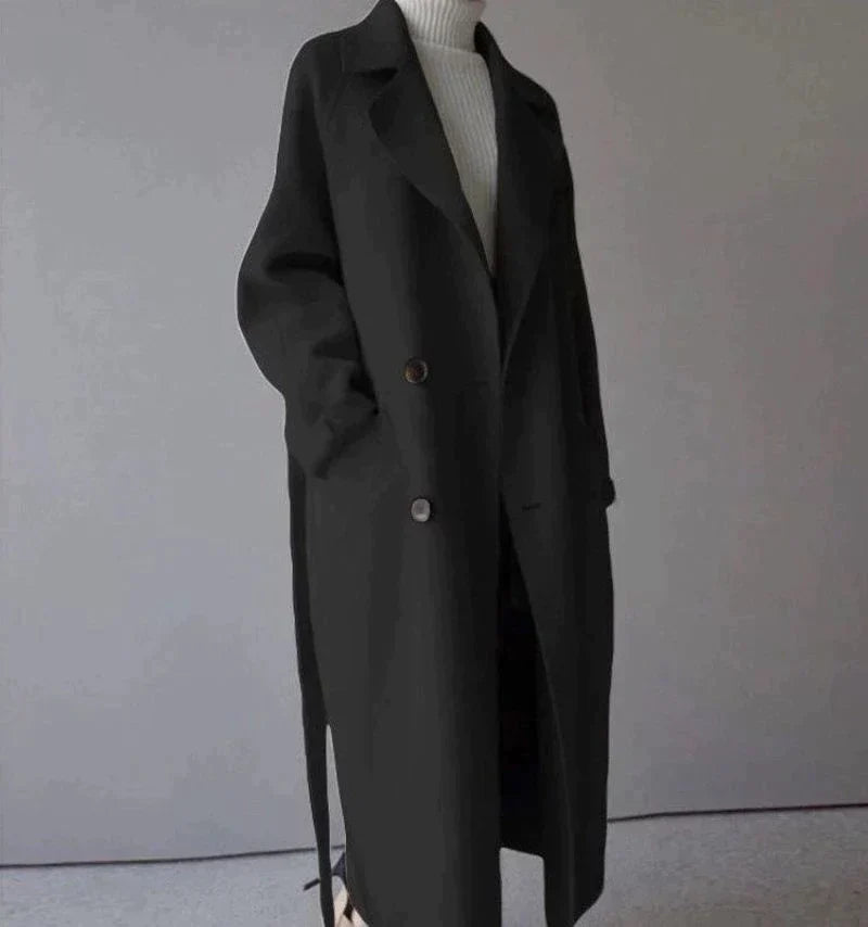Penelope - Longline Wool Coat
