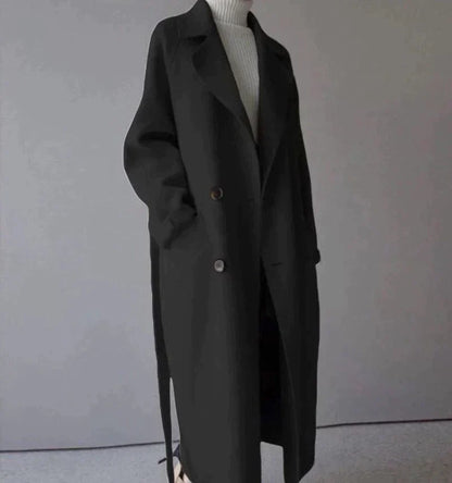 Penelope - Longline Wool Coat