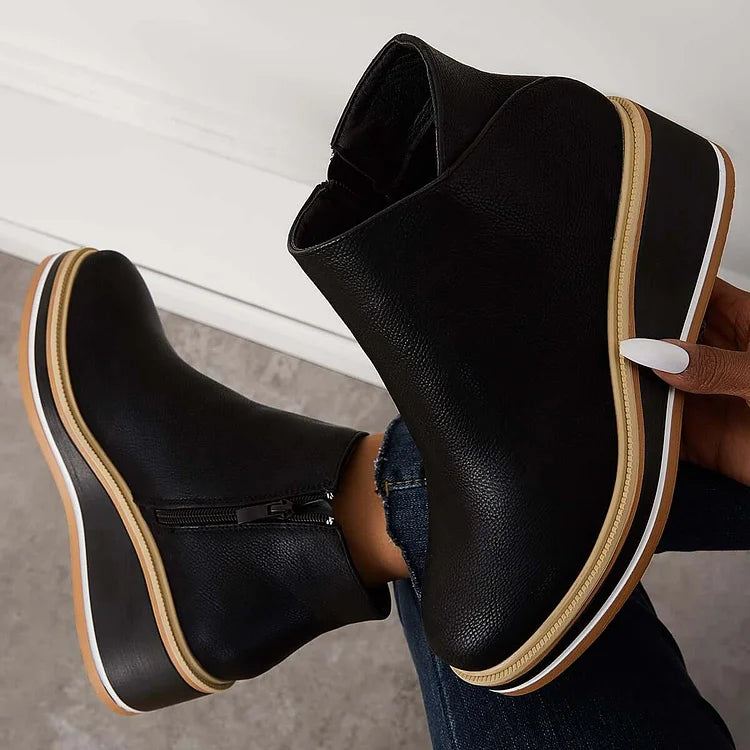 Alba - Elegant Wool-Lined Boots