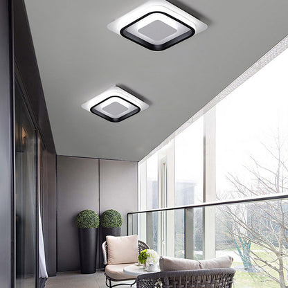 Nzmarket Geometric LED Flush Mount Ceiling Light – Square & Round