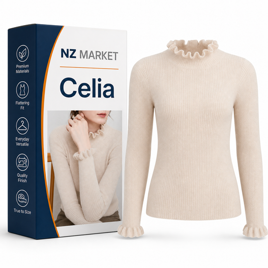 Celia - Luxury cashmere turtleneck for Unparalleled Comfort