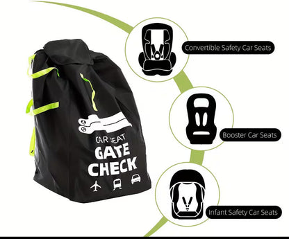 Nzmarket Convertible Car Seat Travel Backpack Bag | Waterproof Child Seat Protector