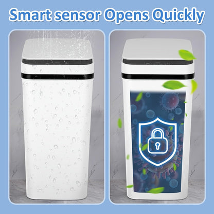 Nzmarket 12L Smart Sensor Bin – Hands-Free Slim Design