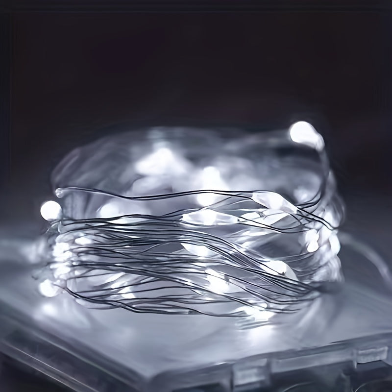 Nzmarket Copper Wire Battery Fairy Lights – 1m to 10m, Warm Yellow Glow