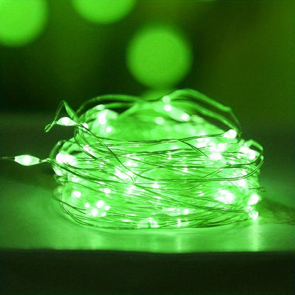 Nzmarket Copper Wire Battery Fairy Lights – 1m to 10m, Warm Yellow Glow